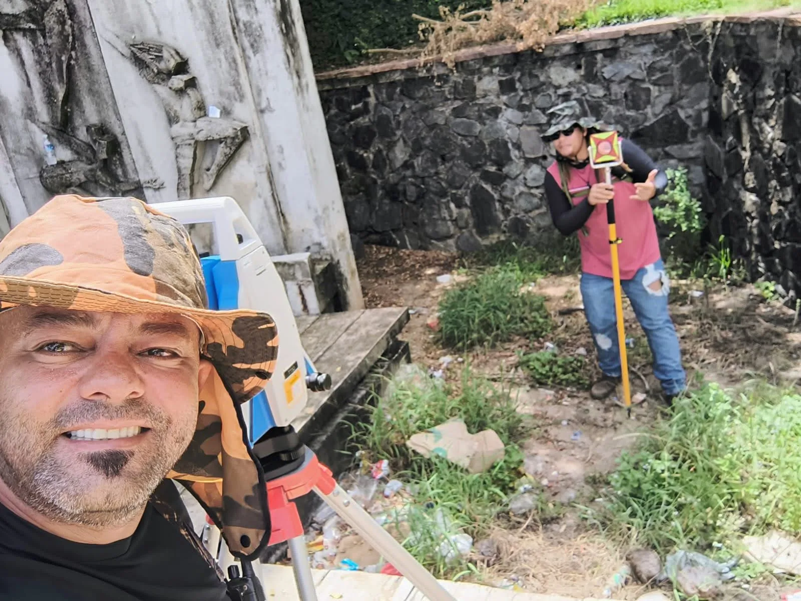 Levantamento planimétrico por triangulação
