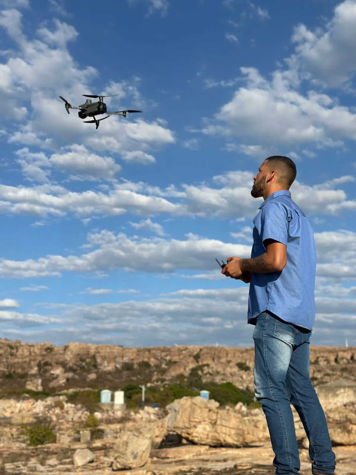 Levantamento topográfico com drone em Feira de Santana